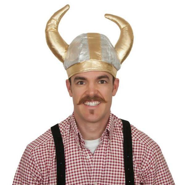 Viking Costume Hat Silver - Apparel-Costumes, Below $10, Felt, Hats, Hats-Kids, Hats-Party, Hats-Vikings, Norwegian, Scandinavian, Size, Small/Youth, Viking
