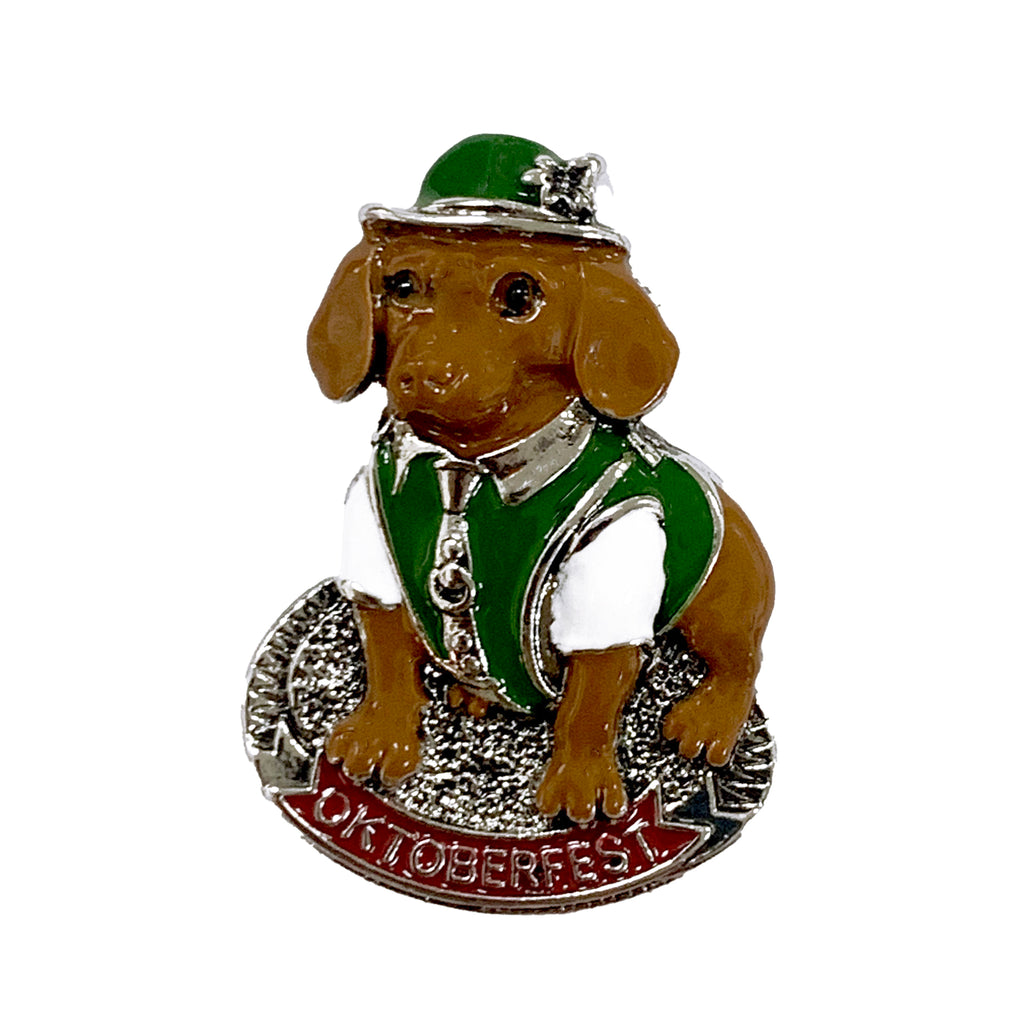 SKU: HP549  | DZ/EA Cost: 5.25/5.75 | HAT PIN: DACHSHUNDCOLOR/OFEST