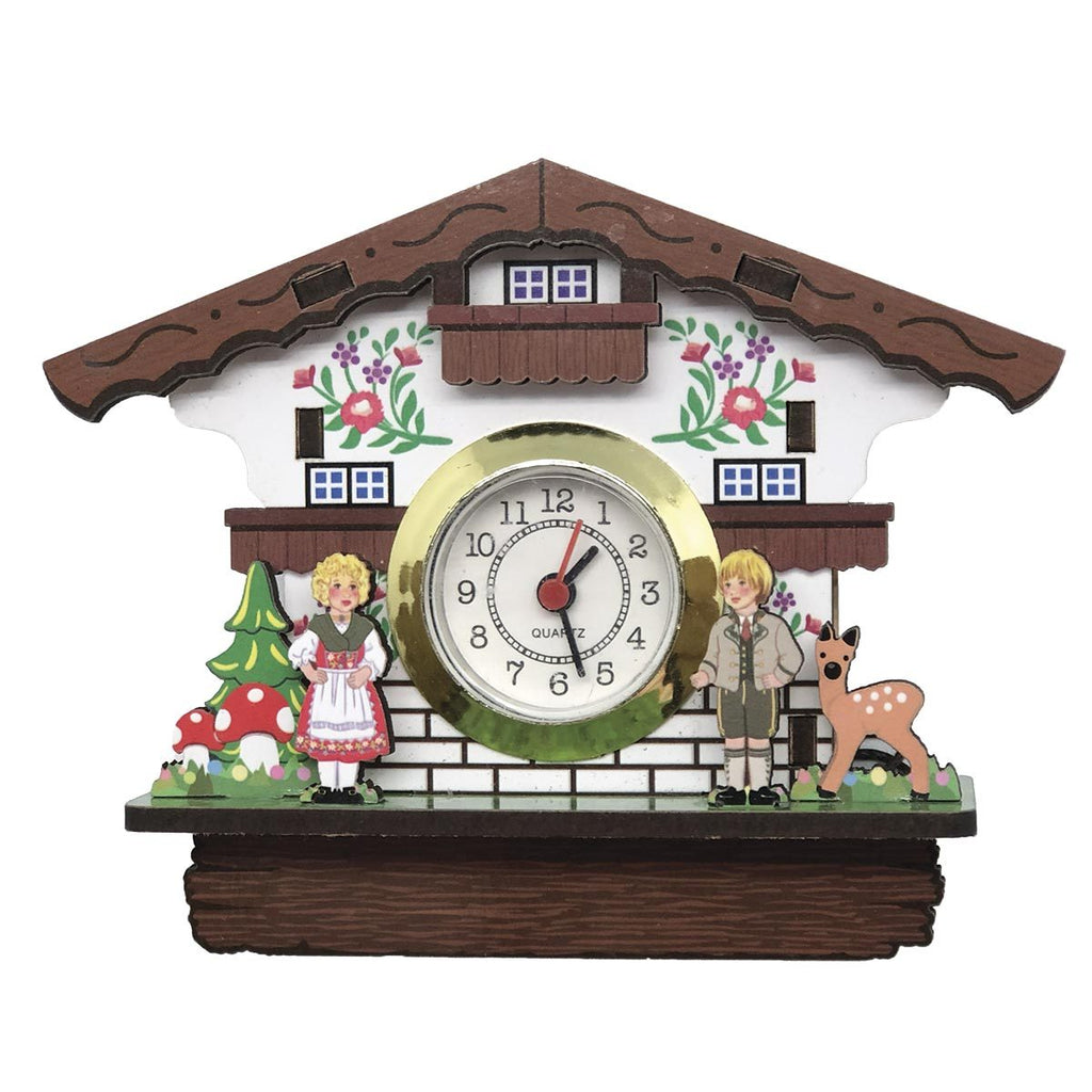 German Haus Magnet with Functioning Real Clock -1
