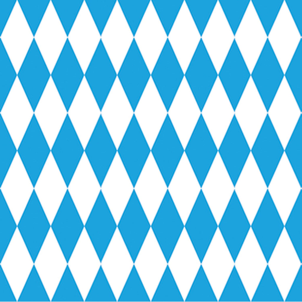 Large Blue and White Oktoberfest Backdrop 4' x 30' - 4-Feet by 30-Feet, Hanging Decorations, Oktoberfest, PS- Oktoberfest Decorations, PS- Oktoberfest Essentials-All OKT Items, PS- Oktoberfest Hanging Decor, PS- Oktoberfest Table Decor, Tableware