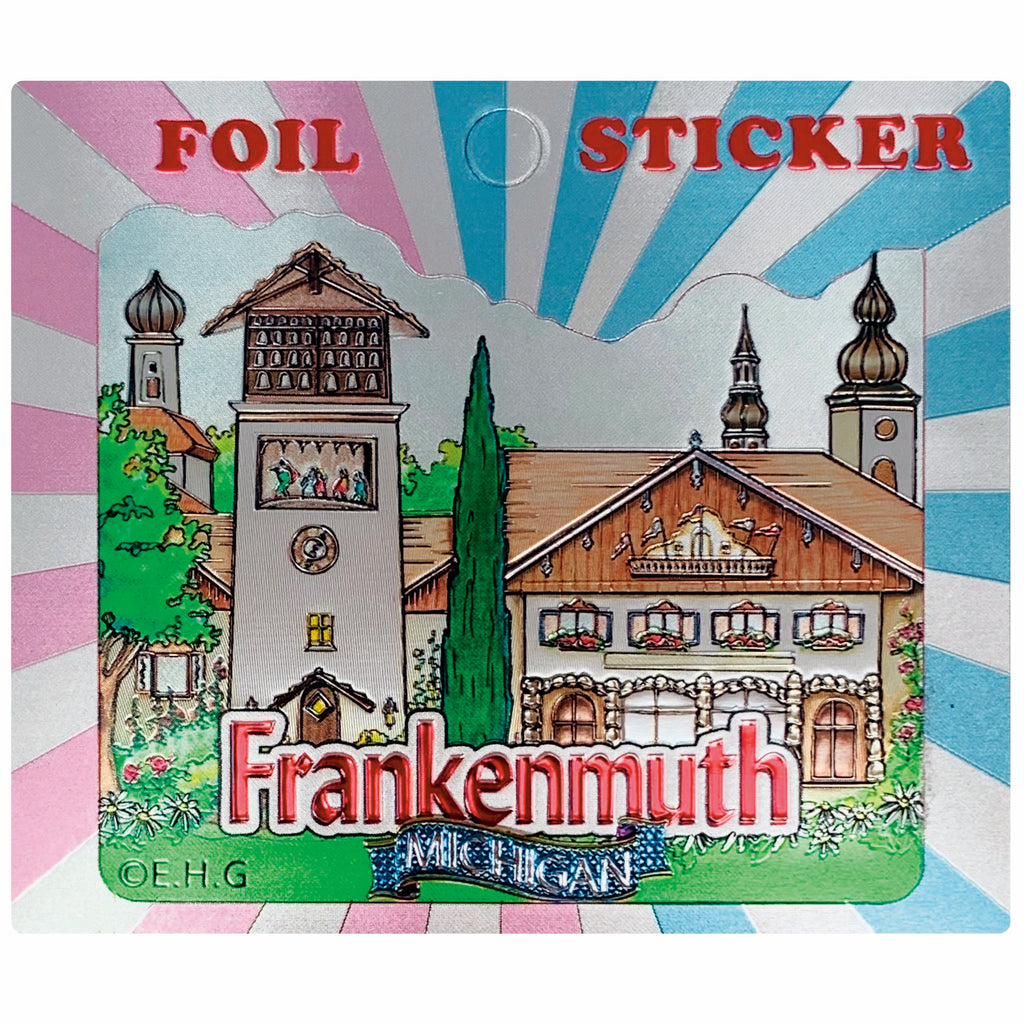 B101:  FOIL STICKER: FRANKENMUTH