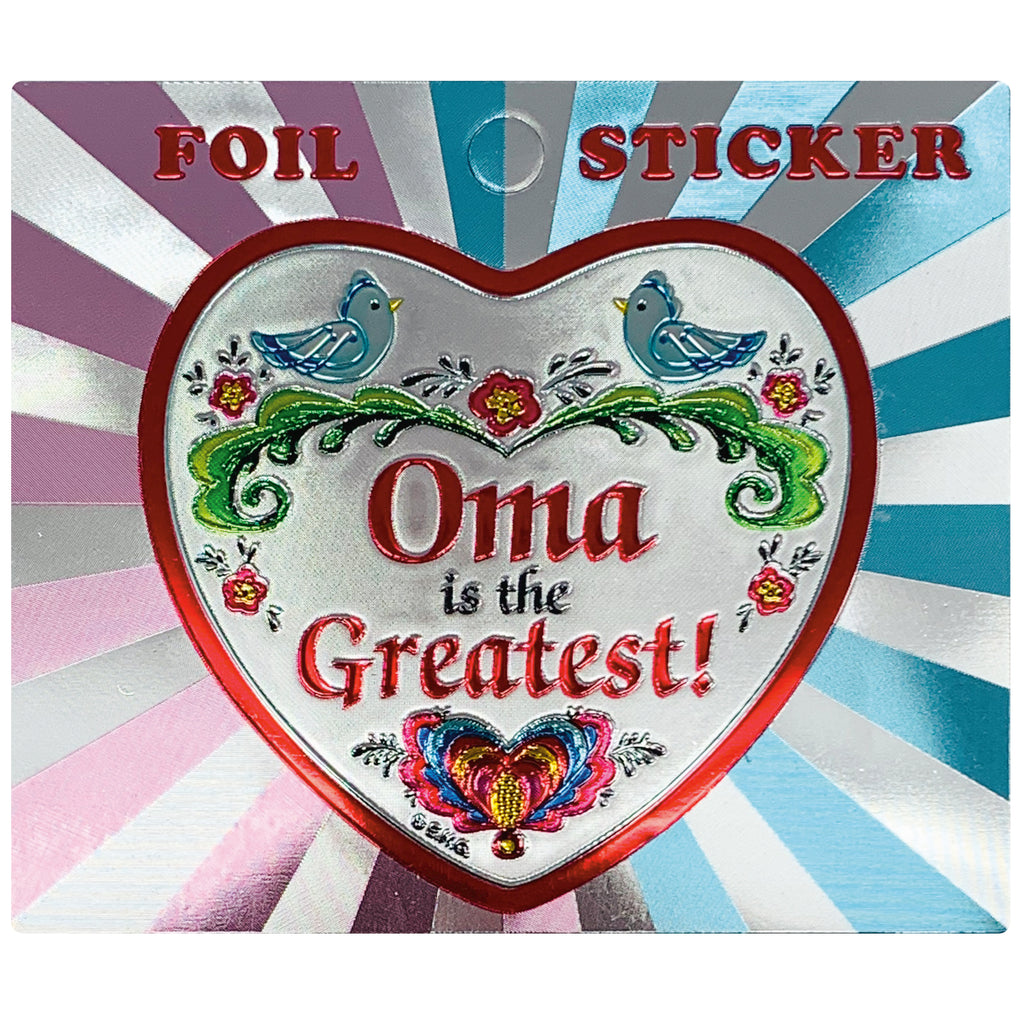 Foil Sticker: Oma Greatest