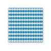 Bavarian Pattern Oktoberfest Decorations: Luncheon Napkins - Bavarian Blue White Checkers, Bayern, German, Germany, Oktoberfest, PS- Oktoberfest Decorations, PS- Oktoberfest Essentials-All OKT Items, PS- Oktoberfest Table Decor, Tableware, Top-OFST-A