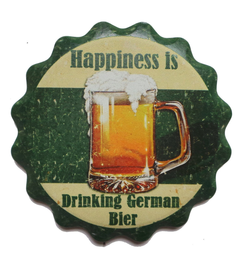  inchesHappiness Is Drinking German Beer inches Oktoberfest Coaster - Beer, Coasters, German, New Products, NP Upload, SY:, SY: Drinking German Beer, Top-GRMN-B, Under $25, Yr-2016