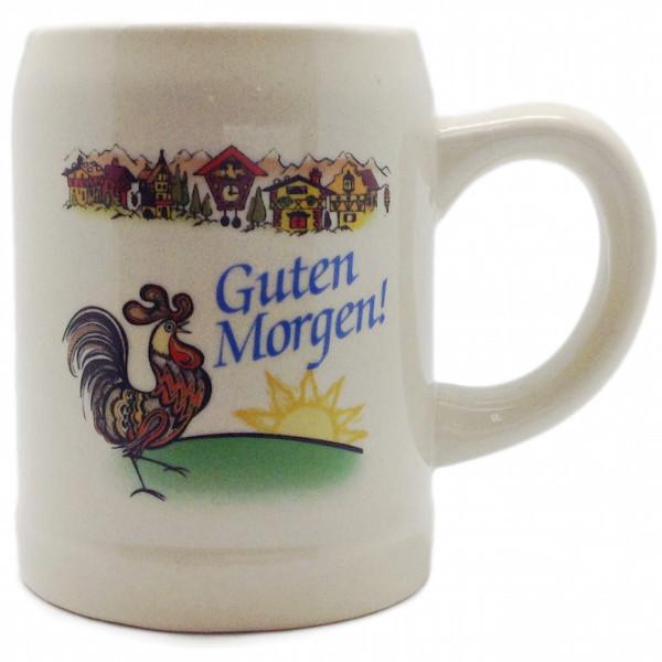German Coffee Mug:  inchesGuten Morgen inches - Ceramics, Coffee Mugs, Coffee Mugs-German, CT-500, Drinkware, Dutch, German, Germany, Home & Garden, Oma, opa, SY: Guten morgen, Tableware, Top-GRMN-B