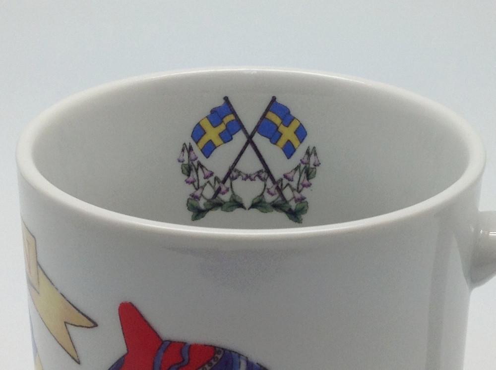Swedish Gift Shop 3 Graphic Coffee Mug - Below $10, Coffee Mugs, Coffee Mugs-Swedish, CT-150, Dala Horse, Drinkware, Heart, Home & Garden, Swedish, SY: I Love Sweden, Tableware, Top-SWED-A - 2 - 3 - 4 - 5