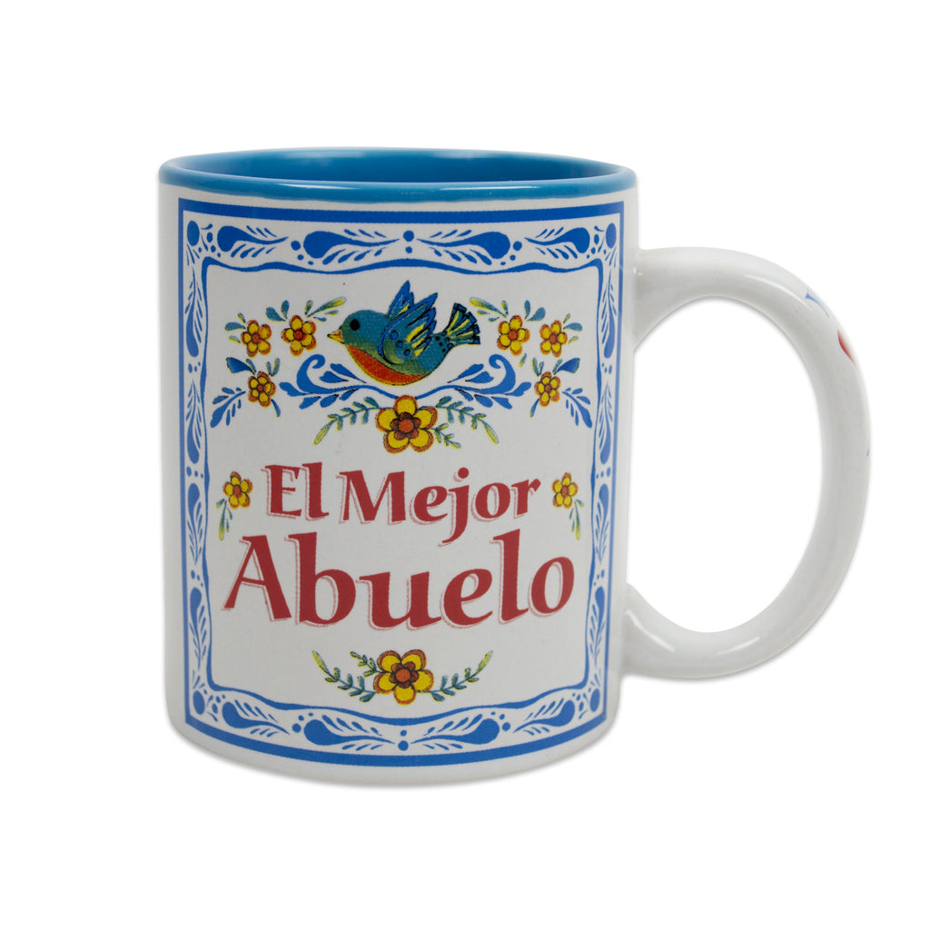 Ceramic Coffee Mug  inchesLa Mejor Abuela inches - Abuela, Coffee Mugs, CT-100, Latino, New Products, NP Upload, Spanish, SY:, SY: Mejor Abuela, Under $10, Yr-2016