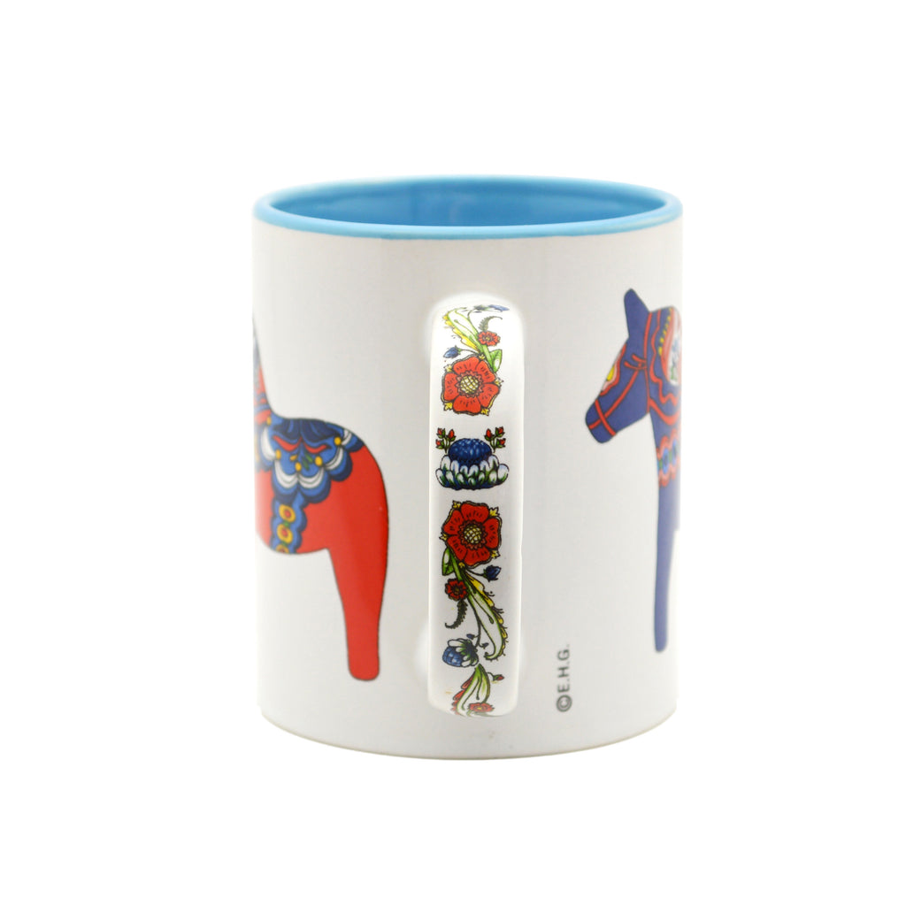 Ceramic Coffee Mug Red Dala Horse - Coffee Mugs, Coffee Mugs-Swedish, Dala Horse, Dala Horse Red, New Products, NP Upload, PS-Party Favors Swedish, Swedish, Under $10, Yr-2016 - 2