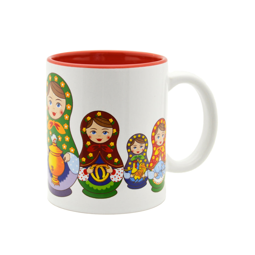 Ceramic Coffee Mug Russian Nesting Doll - Coffee Mugs, Nesting Doll, New Products, NP Upload, Russian, Under $10, Yr-2016