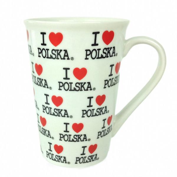 Coffee Mug with  inchesI Love Polska Logo inches - Below $10, Coffee Mugs, Coffee Mugs-Polish, Drinkware, Home & Garden, Polish, SY: I Love Poland, Tableware