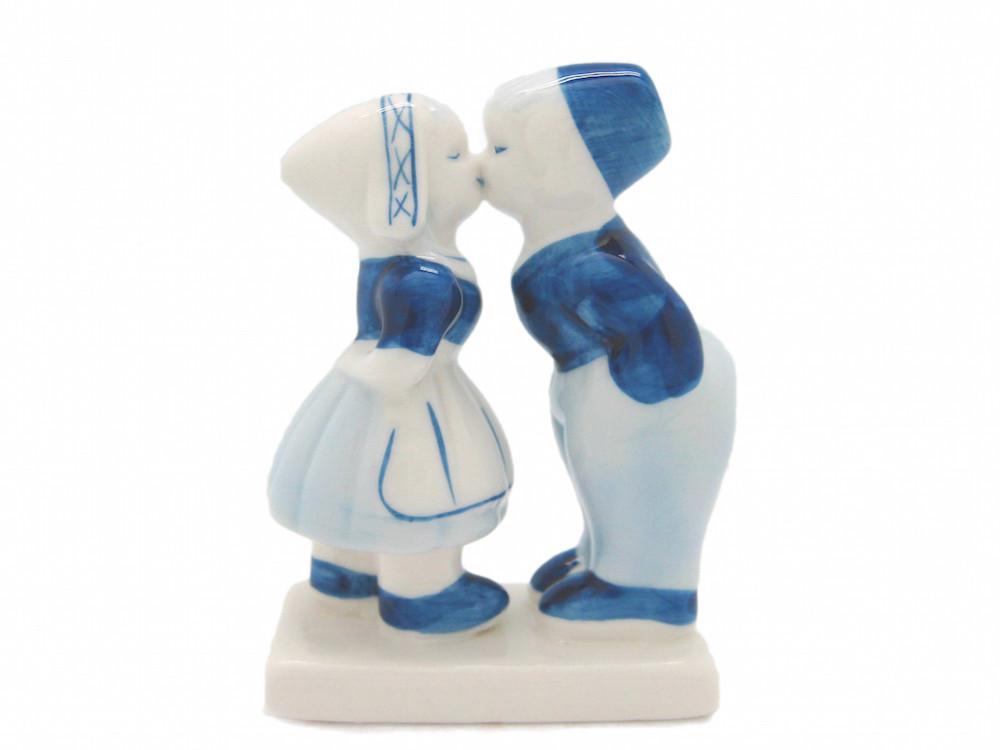 Delft Blue Kissing Figurine Couple - Collectibles, Decorations, Delft Blue, Dutch, Figurines, Home & Garden, Kissing Couple, Kitchen Decorations, L, Medium, PS-Party Favors, PS-Party Favors Dutch, S&P Sets, Size, Small, Top-DTCH-B, XL - 2 - 3