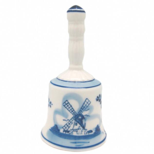 Bell with Fluted Handle - 4.35 inches, 5 inches, Bell, Collectibles, Delft Blue, Dutch, Home & Garden, PS-Party Favors, Size, Small, Top-DTCH-A