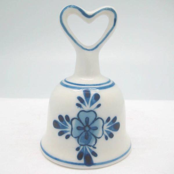 Blue and White Collector Windmill Bell with Heart - Bell, Collectibles, Decorations, Delft Blue, Dutch, Heart, Home & Garden, L, PS-Party Favors, PS-Party Favors Dutch, Size, Small, Top-DTCH-B, Windmills - 2