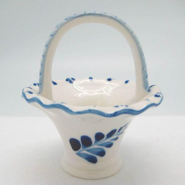 Delft Blue and White Ceramic Basket - Baskets, Collectibles, Delft Baskets, Delft Blue, Dutch, Home & Garden, PS-Party Favors - 2