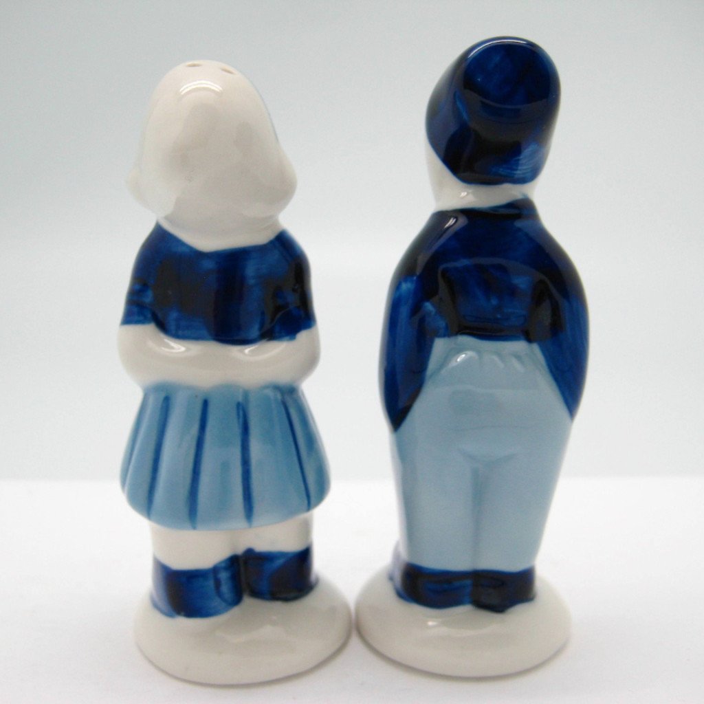 Collectible Pepper and Salt Shakers: Delft Kiss - Below $10, Collectibles, Dutch, Home & Garden, Kissing Couple, Kitchen Decorations, PS-Party Favors, PS-Party Favors Dutch, S&P Sets, Tableware, Under $10 - 2 - 3