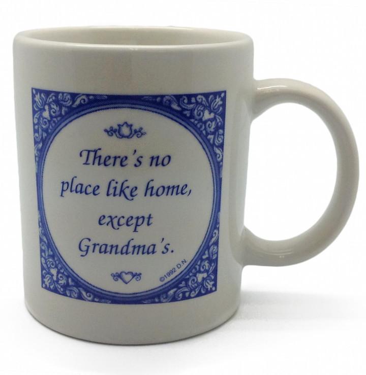 No Place Like Grandma's Ceramic Coffee Cup - Coffee Mugs, Collectibles, CT-100, CT-101, Drinkware, General Gift, Grandma, Home & Garden, SY: No Place Like Grandmas, Tableware