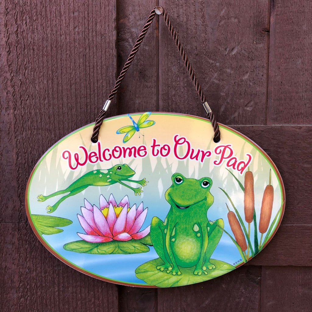 DT5561: DOOR SIGN: WELCOME TO OUR PAD