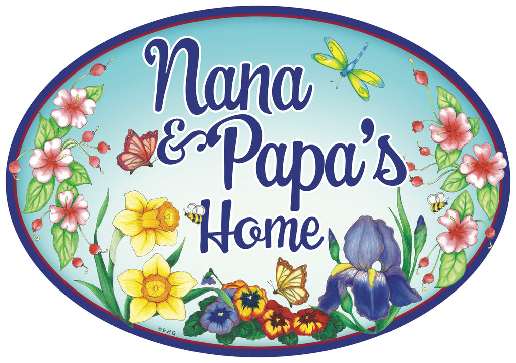 DOOR SIGN: WELCOME NANA/PAPAS