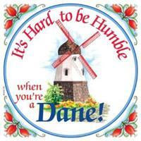 Kitchen Wall Plaques Humble Dane - Below $10, Collectibles, CT-205, Danish, Home & Garden, Kitchen Decorations, PS-Party Favors Danish, SY: Humble Being Danish, Tiles-Danish, Under $10