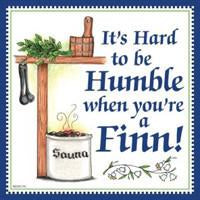 Kitchen Wall Plaques Humble Finn - Below $10, Collectibles, CT-215, Finnish, Home & Garden, Kitchen Decorations, PS-Party Favors Finnish, SY: Humble Being Finn, Tiles-Finnish, Top-FINN-B, Under $10