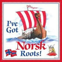 Kitchen Wall Plaques Norsk Roots - Below $10, Collectibles, CT-240, Home & Garden, Kitchen Decorations, Norwegian, PS-Party Favors Norsk, SY: Roots Norwegian, Tiles-Norwegian, Under $10