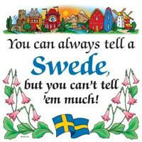 Kitchen Wall Plaques Tell A Swede - Below $10, Collectibles, Home & Garden, Kitchen Decorations, Swedish, SY: Tell a Swede, Tiles-Swedish, Under $10