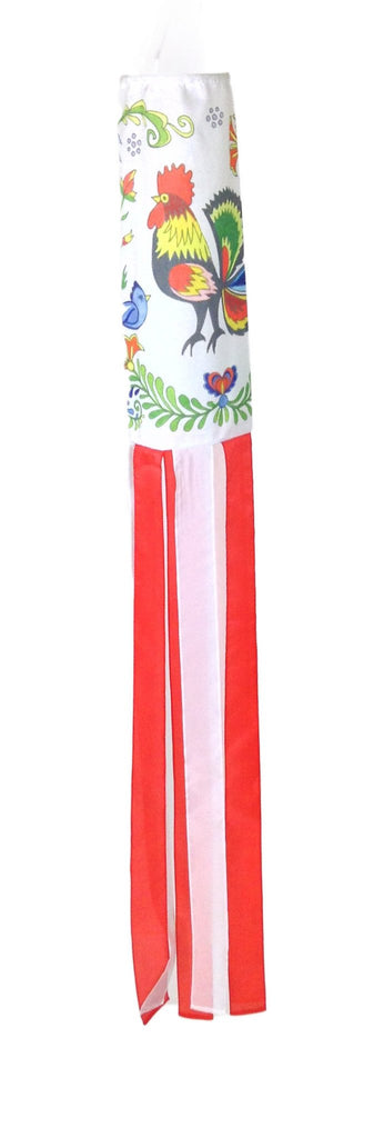Poland Wind Sock - AN: Rooster, Below $10, Collectibles, General Gift, Hanging Decorations, Home & Garden, Polish, Windsock