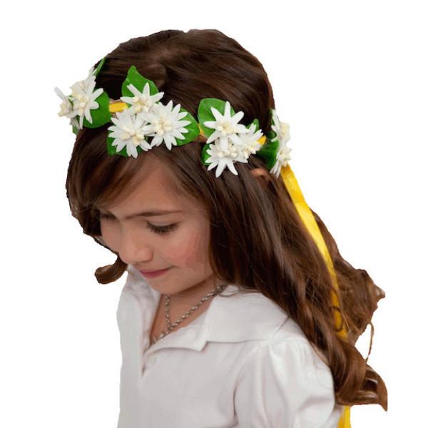 White Edelweiss Flower Oktoberfest Garlands - Adult, Apparel-Costumes, Below $10, Decorations, Edelweiss, Garlands, German, Germany, Hats, Hats-Hair Accessories, Hats-Headband, Hats-Kids, Home & Garden, Size, Small/Youth, Top-GRMN-B, Youth - 2