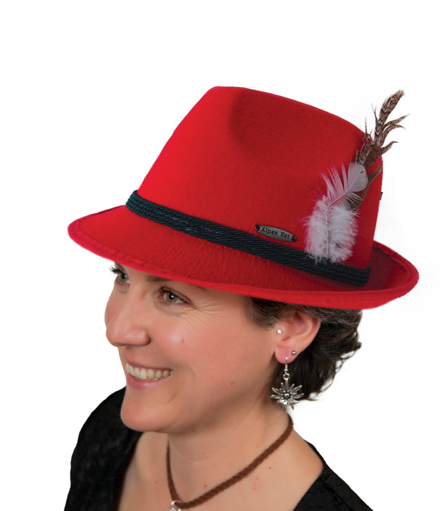 SKU: H663 |DZ/EA Cost: 3.49/3.75 HAT: RED FEDORA/SMALL