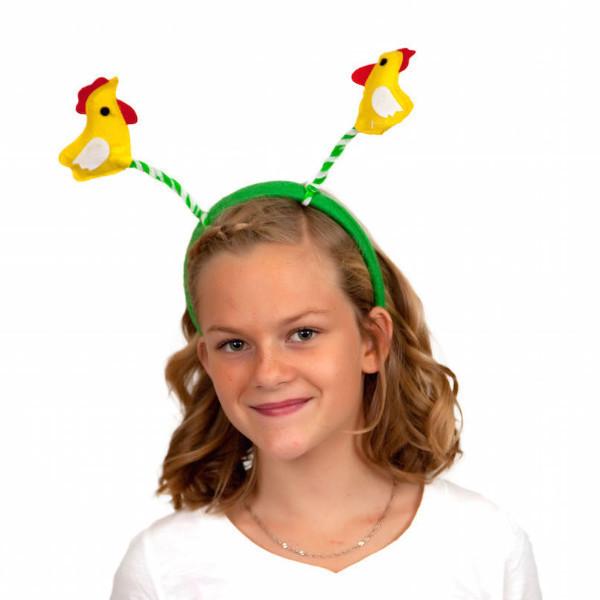 Chicken Dance Headband Oktoberfest Costume Headwear - Animal, Apparel-Costumes, Chicken Dance, Felt, German, Germany, Hats, Hats-Headband, Hats-Kids, Hats-Party, PS-Party Supplies, Top-GRMN-B - 2