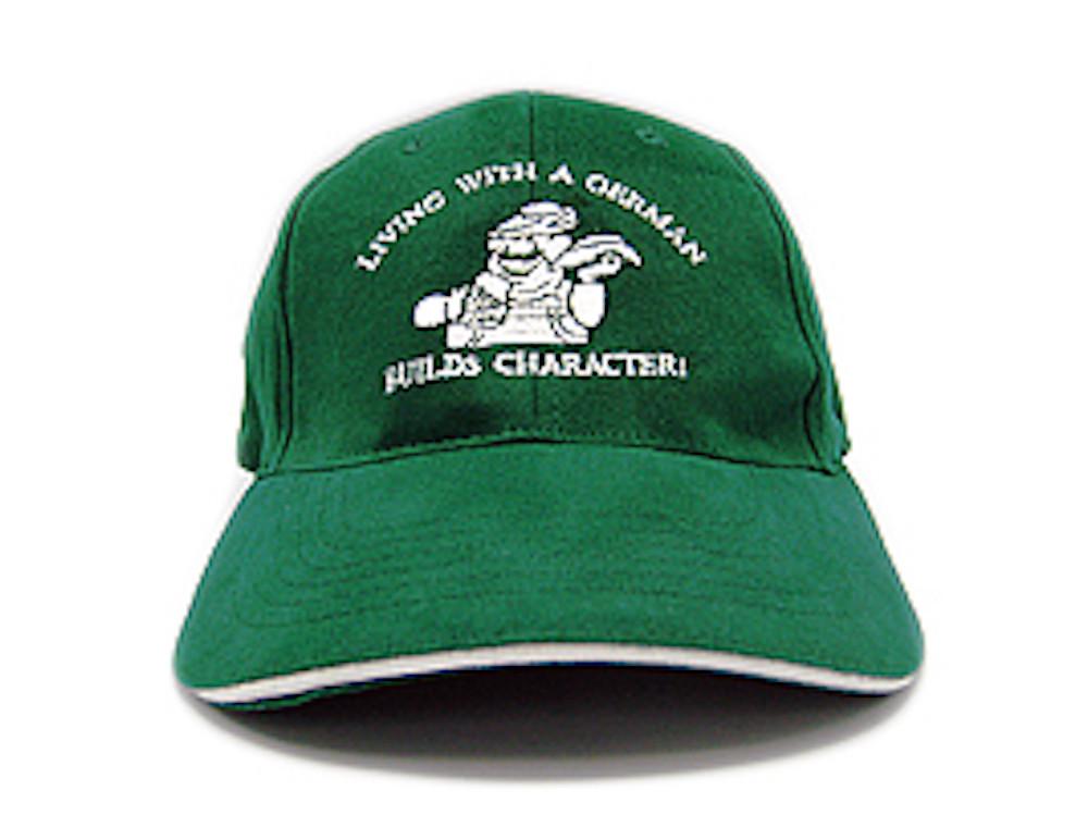  inchesLiving With German Builds Character inches Baseball Hat - Apparel-Costumes, German, Germany, Hats, Hats-Baseball Caps