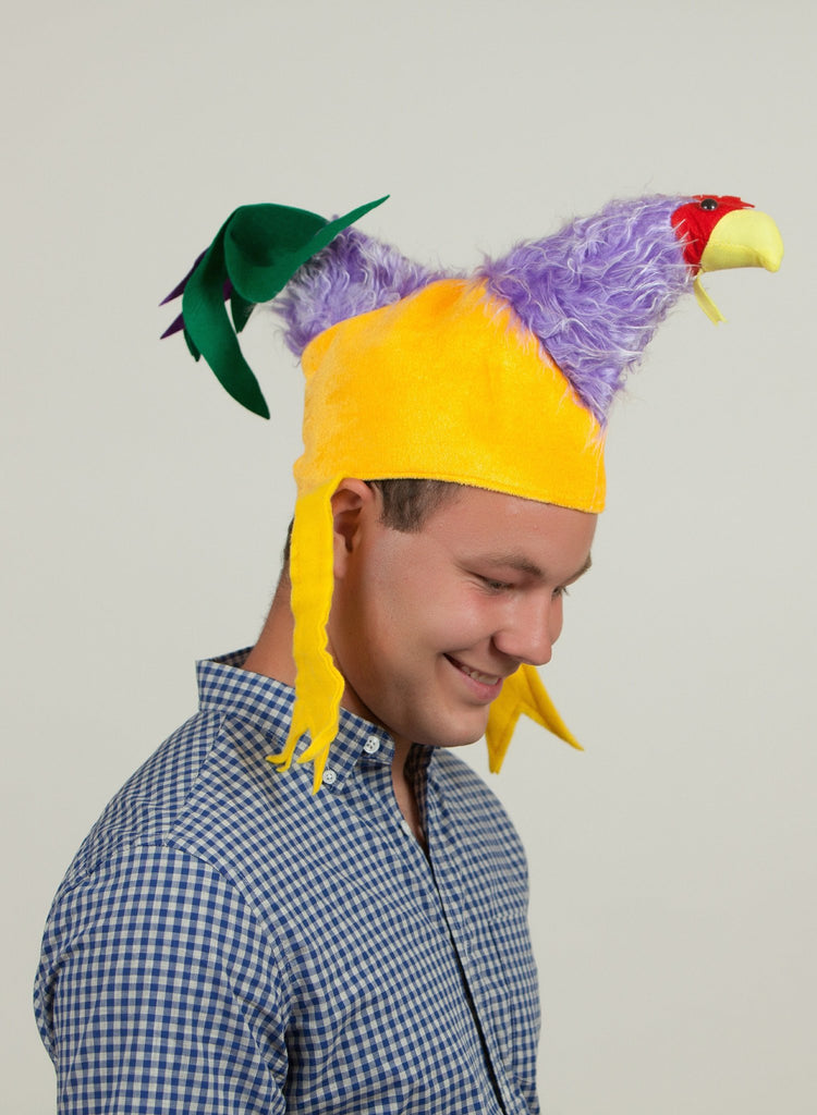 Oktoberfest Colorful Rooster Costume Hat - AN: Rooster, Animal, Apparel-Costumes, Chicken Dance, felt, German, Germany, Hats, Hats-Kids, Hats-Party, Oktoberfest, PS-Party Supplies - 2 - 3