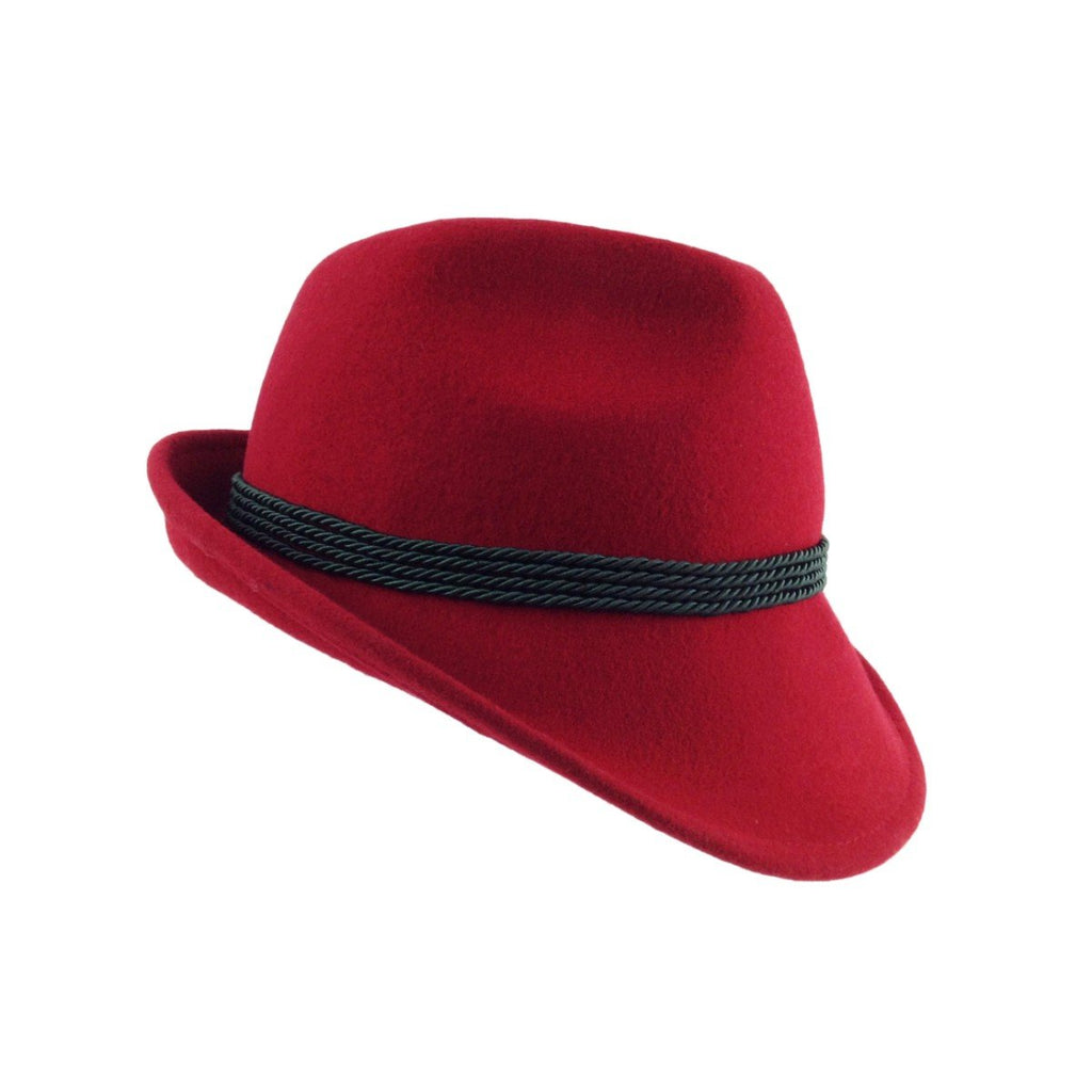 HAT:AUSTRIAN RED 100% WOOL