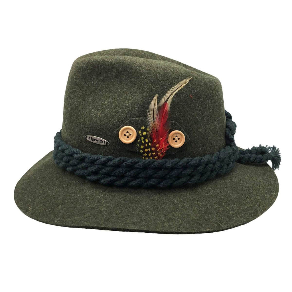 HAT: ALPINE WOOL HAT/GREEN