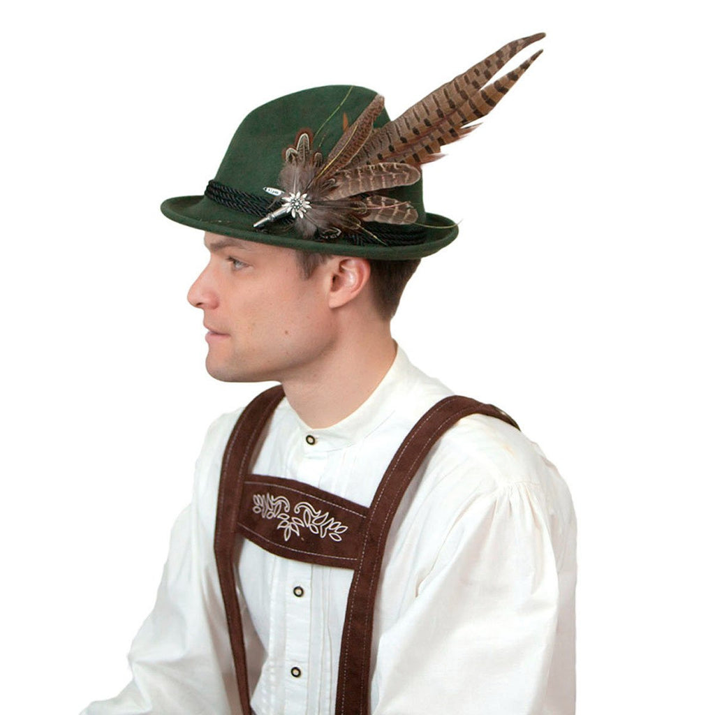 HP344: HAT PIN EDELWEISS & FEATHER: