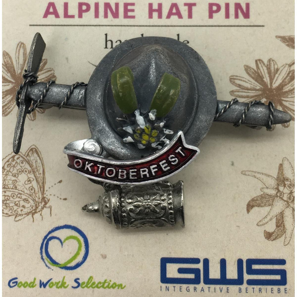 HP502: HAT PIN: AXE & HAT/OFEST
