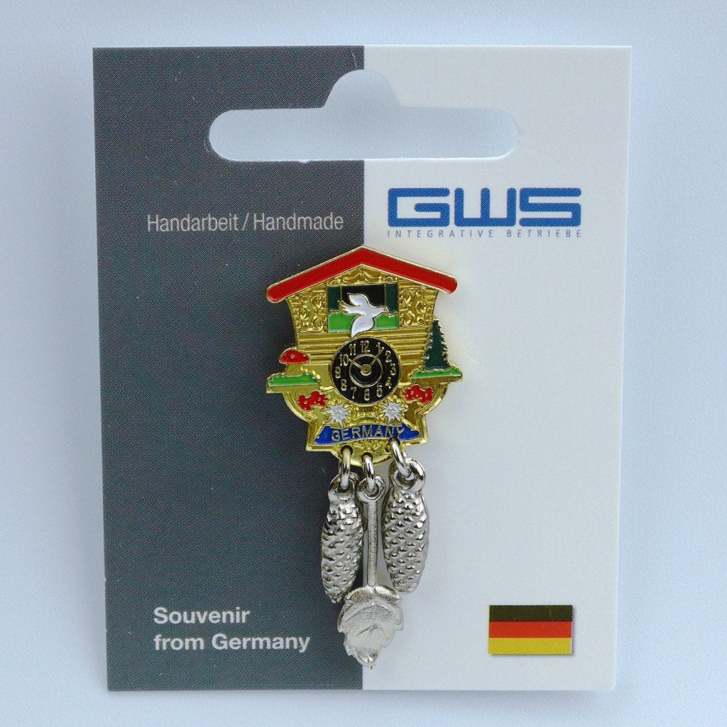 Cuckoo Clock German Hat Pin - Apparel-Costumes, CT-540, German, Germany, Hat Pins, PS-Party Favors, PS-Party Supplies, Top-GRMN-B - 2