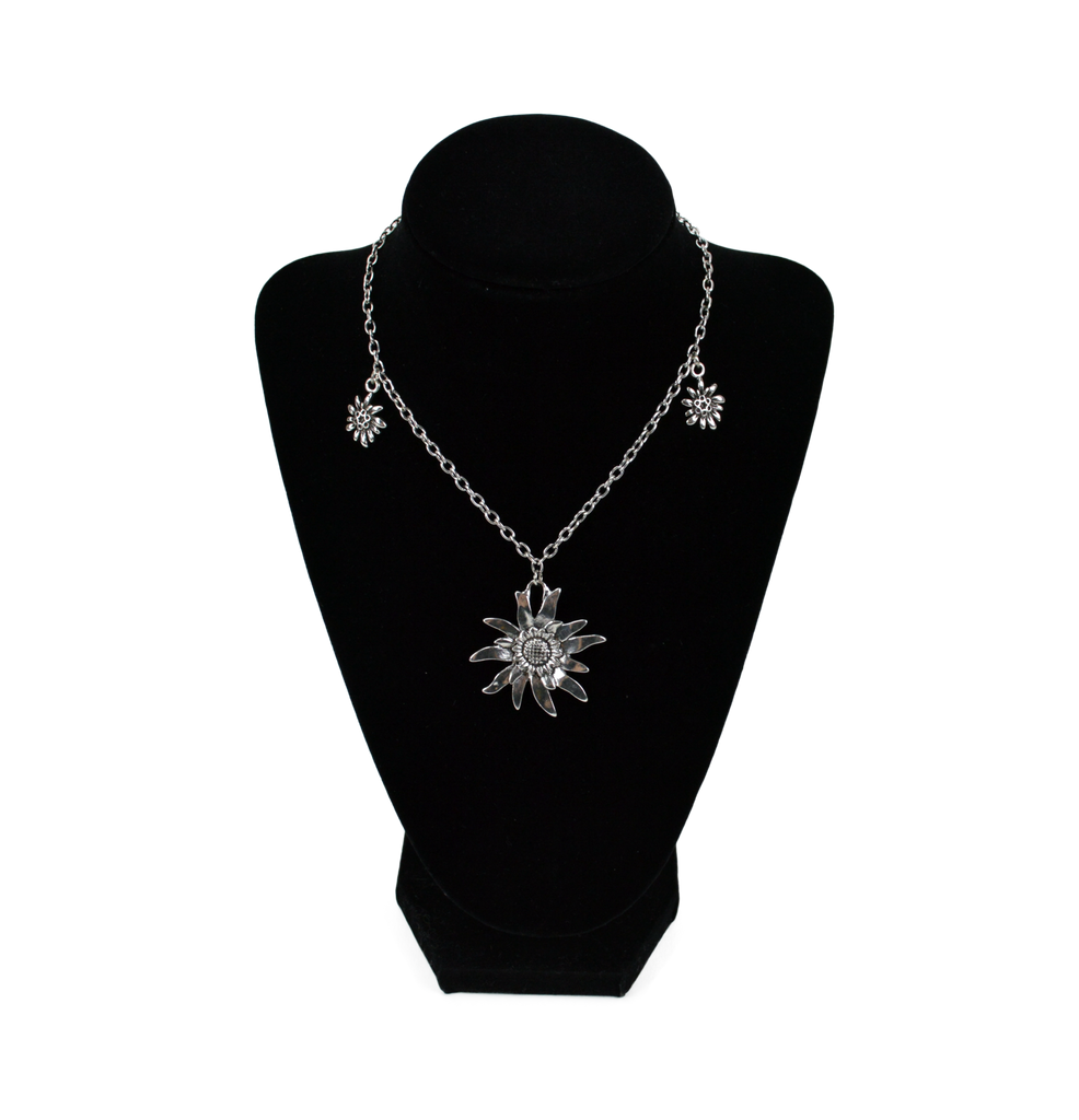 German Edelweiss Necklace - Apparel-Costumes, Edelweiss, German, Germany, Jewelry, Top-GRMN-A