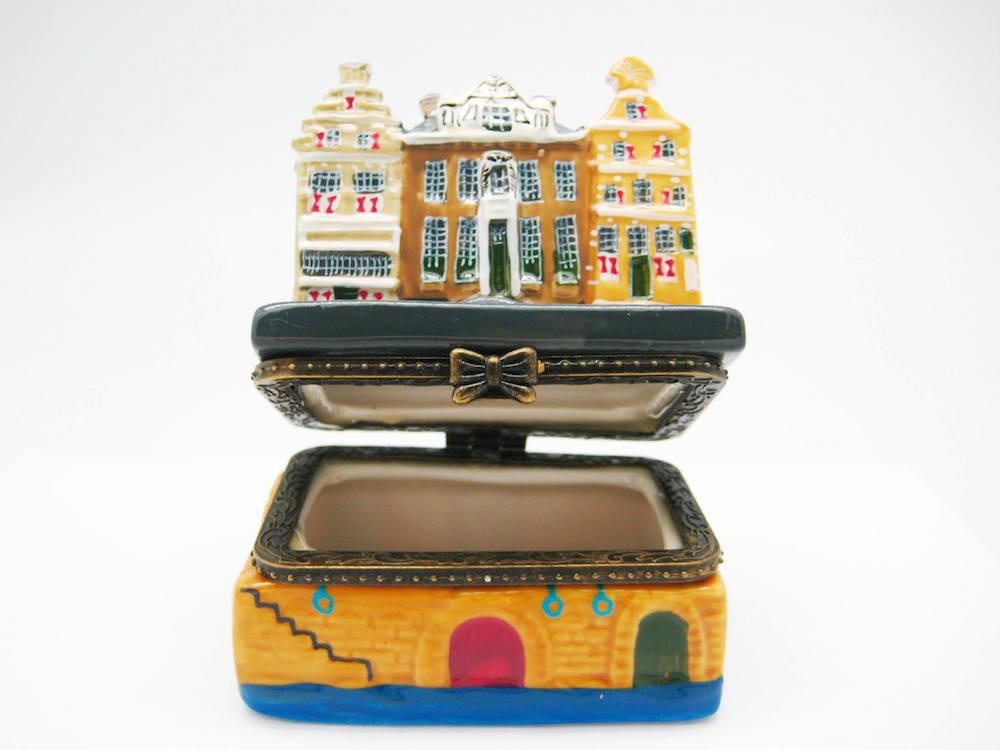 Canal Houses Jewelry Boxes - Collectibles, Dutch, Figurines, Hinge Boxes, Hinge Boxes-Dutch, Home & Garden, Jewelry Holders, Kids, Small, Toys - 2