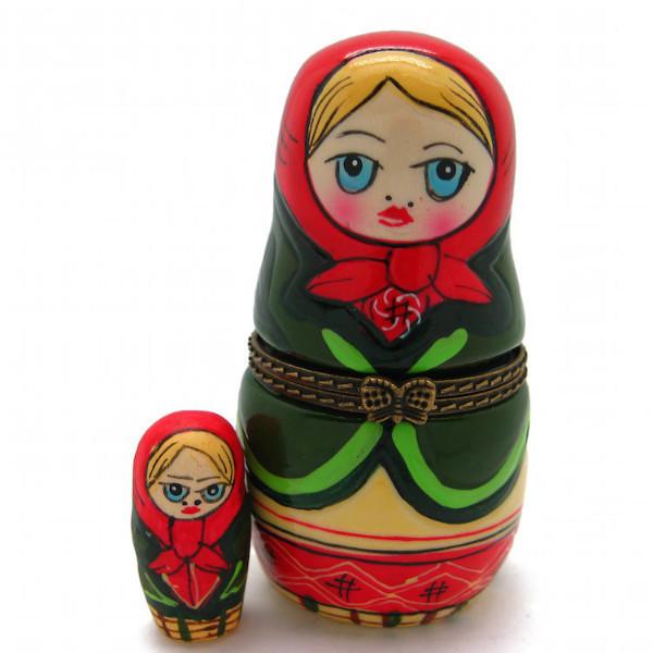 Children's Russian Nesting Doll Jewelry Boxes - Below $10, Collectibles, Ethnic Dolls, Figurines, Hinge Boxes, Hinge Boxes-General, Home & Garden, Jewelry Holders, Kids, PS-Party Favors, Russian, Toys