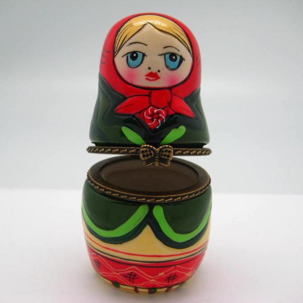 Children's Russian Nesting Doll Jewelry Boxes - Below $10, Collectibles, Ethnic Dolls, Figurines, Hinge Boxes, Hinge Boxes-General, Home & Garden, Jewelry Holders, Kids, PS-Party Favors, Russian, Toys - 2 - 3