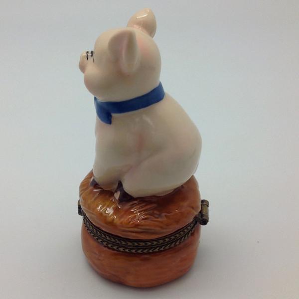 Pig Jewelry Boxes - AN: Pigs, Animal, Collectibles, Figurines, General Gift, Hinge Boxes, Hinge Boxes-General, Home & Garden, Jewelry Holders, Nursery Rhyme, Toys - 2 - 3