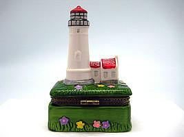 Red Lighthouse Jewelry Boxes - Collectibles, Figurines, General Gift, Hinge Boxes, Hinge Boxes-General, Home & Garden, Jewelry Holders, Kids, Toys - 2 - 3 - 4