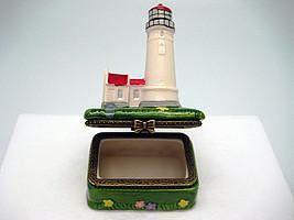 Red Lighthouse Jewelry Boxes - Collectibles, Figurines, General Gift, Hinge Boxes, Hinge Boxes-General, Home & Garden, Jewelry Holders, Kids, Toys - 2