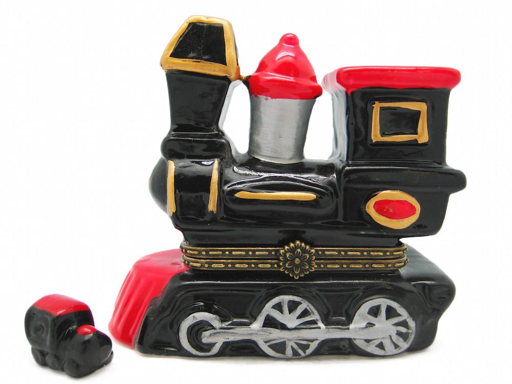 Collectible Train Locomotive Hinge Box - Collectibles, Figurines, General Gift, Hinge Boxes, Hinge Boxes-General, Home & Garden, Jewelry Holders, Kids, Miniatures, PS-Party Favors, Toys, Train