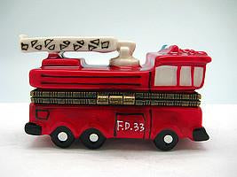 Fire Truck Jewelry Boxes - Collectibles, Figurines, General Gift, Hinge Boxes, Hinge Boxes-General, Home & Garden, Jewelry Holders, Kids, PS-Party Favors, Toys - 2 - 3 - 4