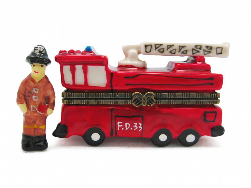 Fire Truck Jewelry Boxes - Collectibles, Figurines, General Gift, Hinge Boxes, Hinge Boxes-General, Home & Garden, Jewelry Holders, Kids, PS-Party Favors, Toys