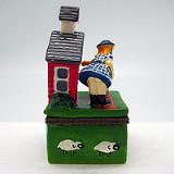 Children's Mary's Little Lamb Jewelry Boxes - Animal, Collectibles, Figurines, General Gift, Hinge Boxes, Hinge Boxes-General, Home & Garden, Jewelry Holders, Nursery Rhyme, Top-GNRL-B, Toys - 2 - 3 - 4 - 5