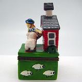 Children's Mary's Little Lamb Jewelry Boxes - Animal, Collectibles, Figurines, General Gift, Hinge Boxes, Hinge Boxes-General, Home & Garden, Jewelry Holders, Nursery Rhyme, Top-GNRL-B, Toys - 2 - 3