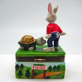 Children's Tortoise and Hare Jewelry Boxes - Animal, Collectibles, Figurines, General Gift, Hinge Boxes, Hinge Boxes-General, Home & Garden, Jewelry Holders, Kids, Nursery Rhyme, Toys - 2 - 3 - 4